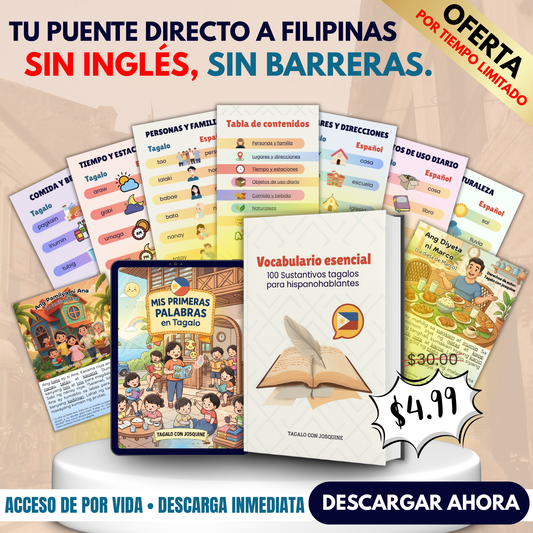 Vocabulario esencial – 100 sustantivos Tagalos para hispanohablantes