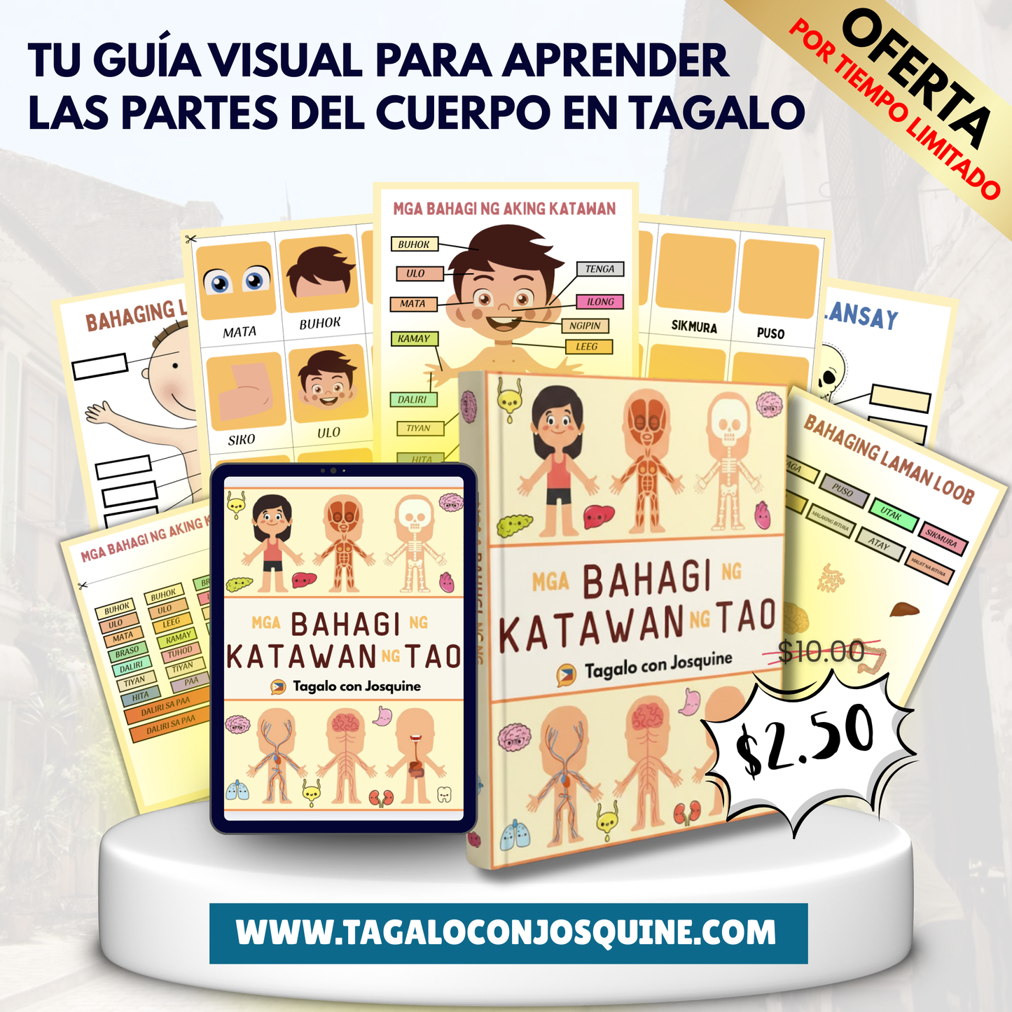 Partes del cuerpo humano (Bahagi ng Katawan ng Tao)